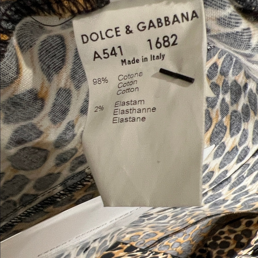 Dolce & Gabbana Animal Print Cheetah Jean Jacket - Picture 6 of 9